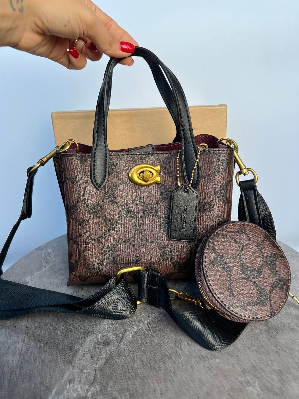 کیف زنانه کوچ فول پک مستر کوالیتی سایز 15×20