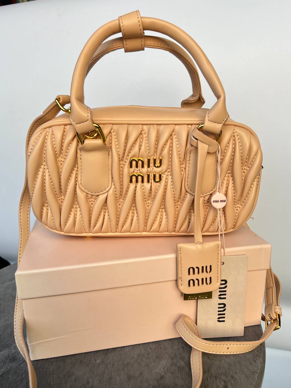 کیف زنانه میو میو فول پک مستر کوالیتی سایز ۲۳×۱۲