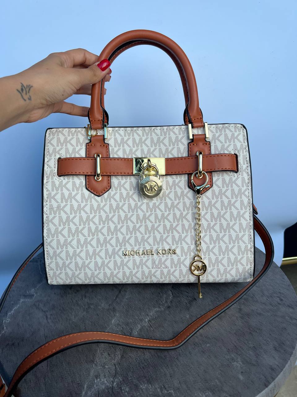 کیف زنانه مایکل کورس سیم اورجینال فول پک سایز ۲۵×۱۹