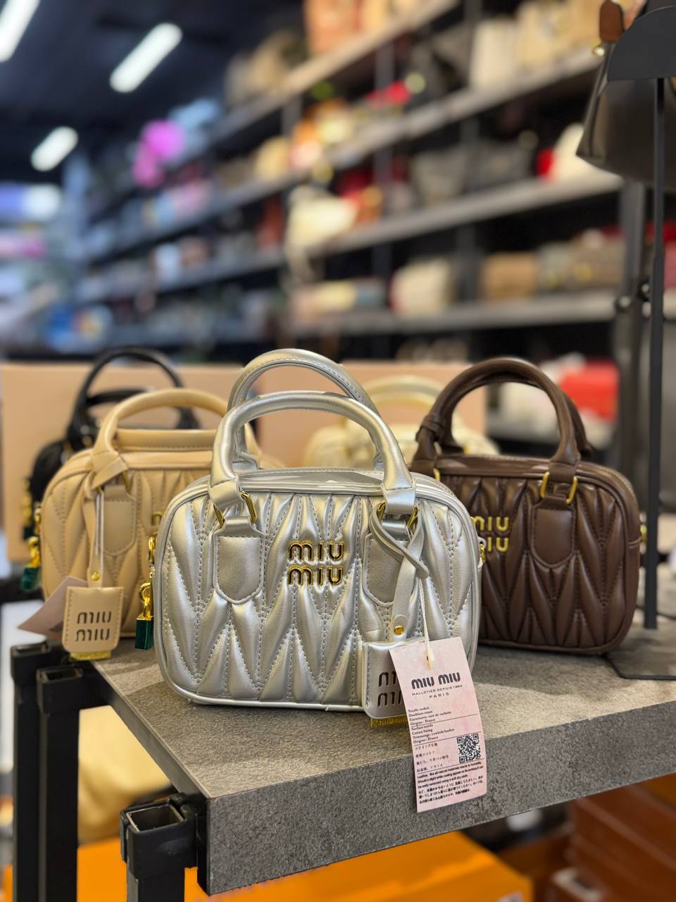 کیف زنانه برند میو میو فول پک مستر کوالیتی سایز 20*14